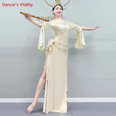 gold dance dresses Eurotard High Favor Warrior Dress