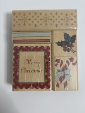 Rubber Stamps Teacher's and Crafter's Assorted Christmas Ink Stamps Lot of 5