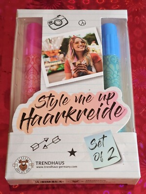 HAARKREIDE -- PINK und BLAU-- Trendhaus--Haarfarbe zum Auswaschen-- neu!OVP!