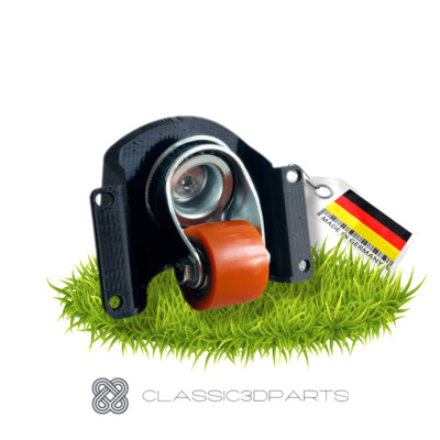 Drehbares Hinterrad passend für Husqvarna Gardena Flymo MCCulloch Rasenmäher