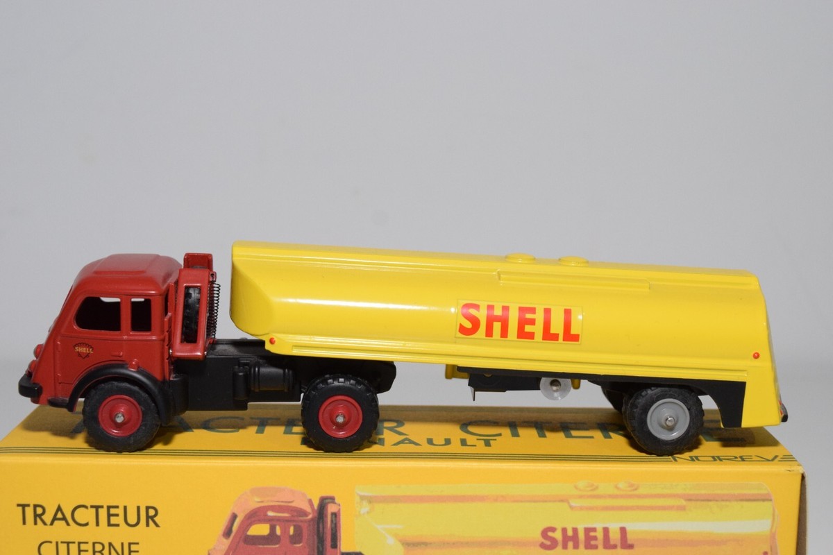 Camion Citerne SOMUA Shell CIJ 1/50 – Réédition Avec Boîte, Rouge, Zamak (occasion)