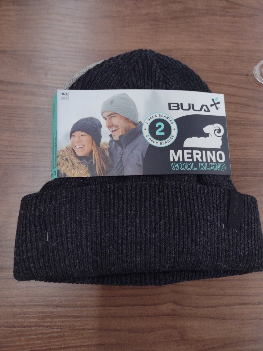 Bula Merino Wool Blend Pack Beanies One Size