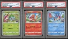 PSA 10 2022 Pokémon Go JPN. S-P Bulbasaur Charmander Squirtle Promos Sequential