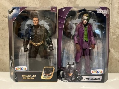 Bruce as Batman Ledger Joker The Dark Knight 12'' Figure Lot Mattel Toys R Us TRU