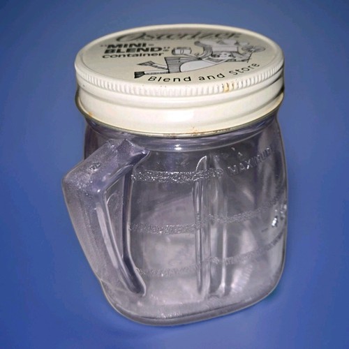 Osterizer Mini Blend and Store Container w Metal Lid for Oster Blender Vintage 