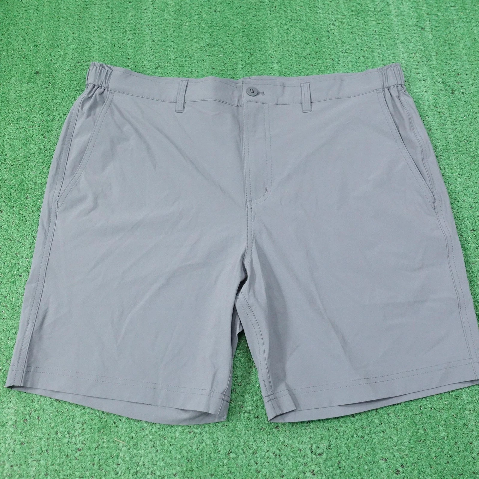 Free Fly Shorts Mens XL Gray Microfiber Nylon Spandex Hybrid Golf