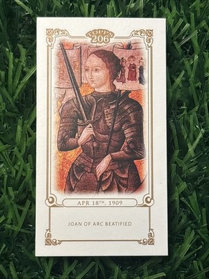 2010 Topps 206 Historical Events Mini Joan Of Arc #HE5