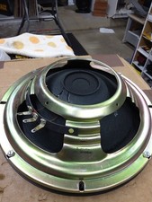 Vtg Płytki 10-calowy głośnik niskotonowy Odwrócony magnes Skrzynka montażowa ścienna... EV, głos muzyki?