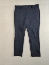 LOFT Pants Womens 12 Navy Blue The Skinny Stretch Ankle Chinos Office Wear
