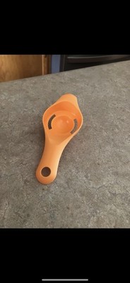 Tupperware Yolkster Egg Separator Light Orange #5133 NEW