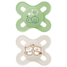 MAM Start Soother Unisex Design 0-2m 2Pk
