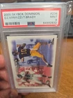 2000 Skybox Dominion Rookies Pairs Tom Brady, Giovanni Carmazzi #234 (RC) PSA 9