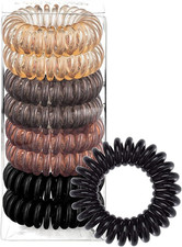 Super Comfy Hair Ties for Thick Hair - No Crease Ponytail Coils (8 Pcs)