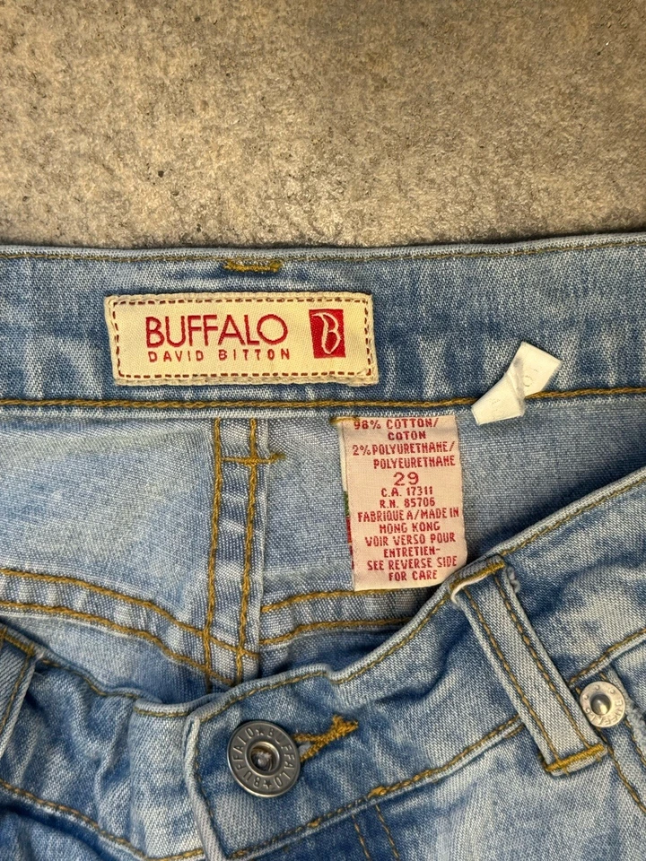 Vintage Y2K Buffalo Low Rise Bootcut Jeans Women’s 29 Blue Denim Western Cowboy - Image 3 of 4