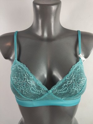 Boux Avenue Womens Duck Egg Serena Bra Non Wired Unpadded UK 30A 30B 30C 32A
