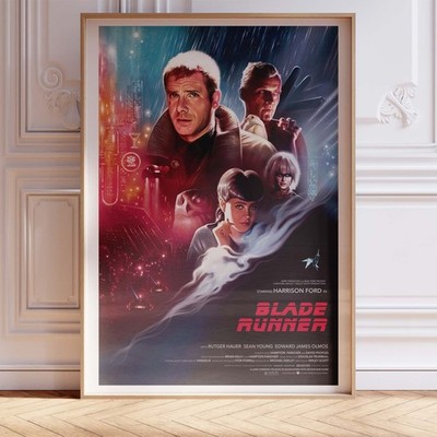 Blade Runner Movie Poster Wall Art A0 Large Print Decor Sci-Fi Cyberpunk