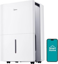 Midea 50 Pint Dehumidifier 4500 Sq Ft Basement Smart WiFi Energy Star NEW SEALED