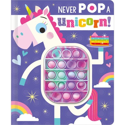 Interactive Board Book With Fidget For Kids Sensory Fun - Never Pop A Unicorn