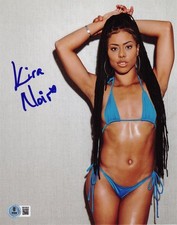 Hot Sexy Kira Noir Signed 8x10 Photo Adult Star Authentic Autograph Beckett