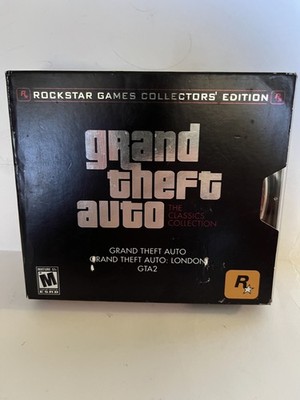Grand Theft Auto Classics Collection 3 CD Roms for PC  w/ Booklets and Poster