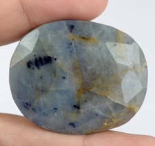 286.75 Ct Natural Madagascar Golden Blue Sapphire Oval Gemstone Certified E13410