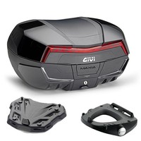 Givi V58NNB2 Bauletto 58LT Schwarz Mit Piastra FüR Honda CB 500 Hornet 2024-2025