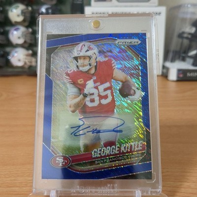2025 Panini Prizm Blue George Kittle San Francisco 49ers Auto /25 #94 JAPAN JP