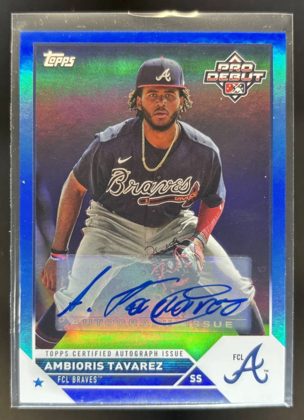 2023 Topps Pro Debut Ambioris Tavarez Auto Blue /150 #PD-77