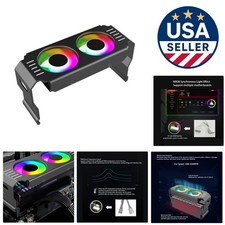 Customizable ARGB Memory Cooling Fan - 3-Pin 12V with Quick Heat Dissipation