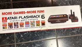 Atari Flashback 6 Classic Game Console Retro untested 