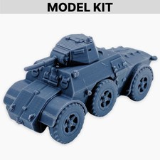 Autoblindo 41, Model Kit WWII Italian Armored Car Miniature