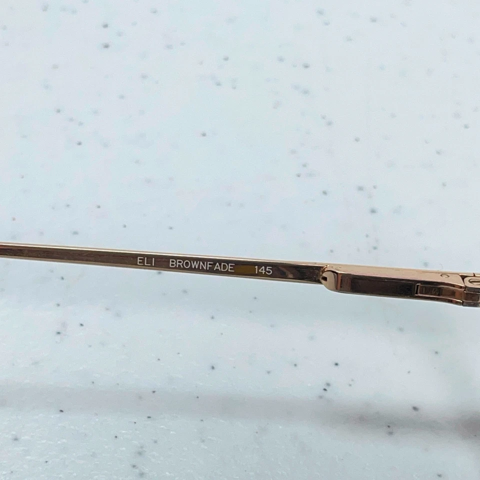 Gafas Marchon ELI rosa/marrón desvanecido 59-14-145 marco de borde completo de plástico solamente Foto 4 de 4