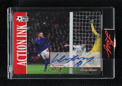 2021 Leaf Pro Set Sports 17/35 Wayne Rooney #AI-WR1 Auto 10yl