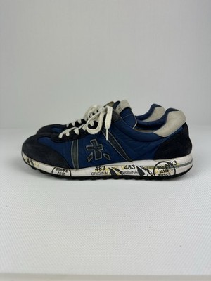 Premiata 483 Original Sneakers Navy Blue Men s Size US 11 Good Condition