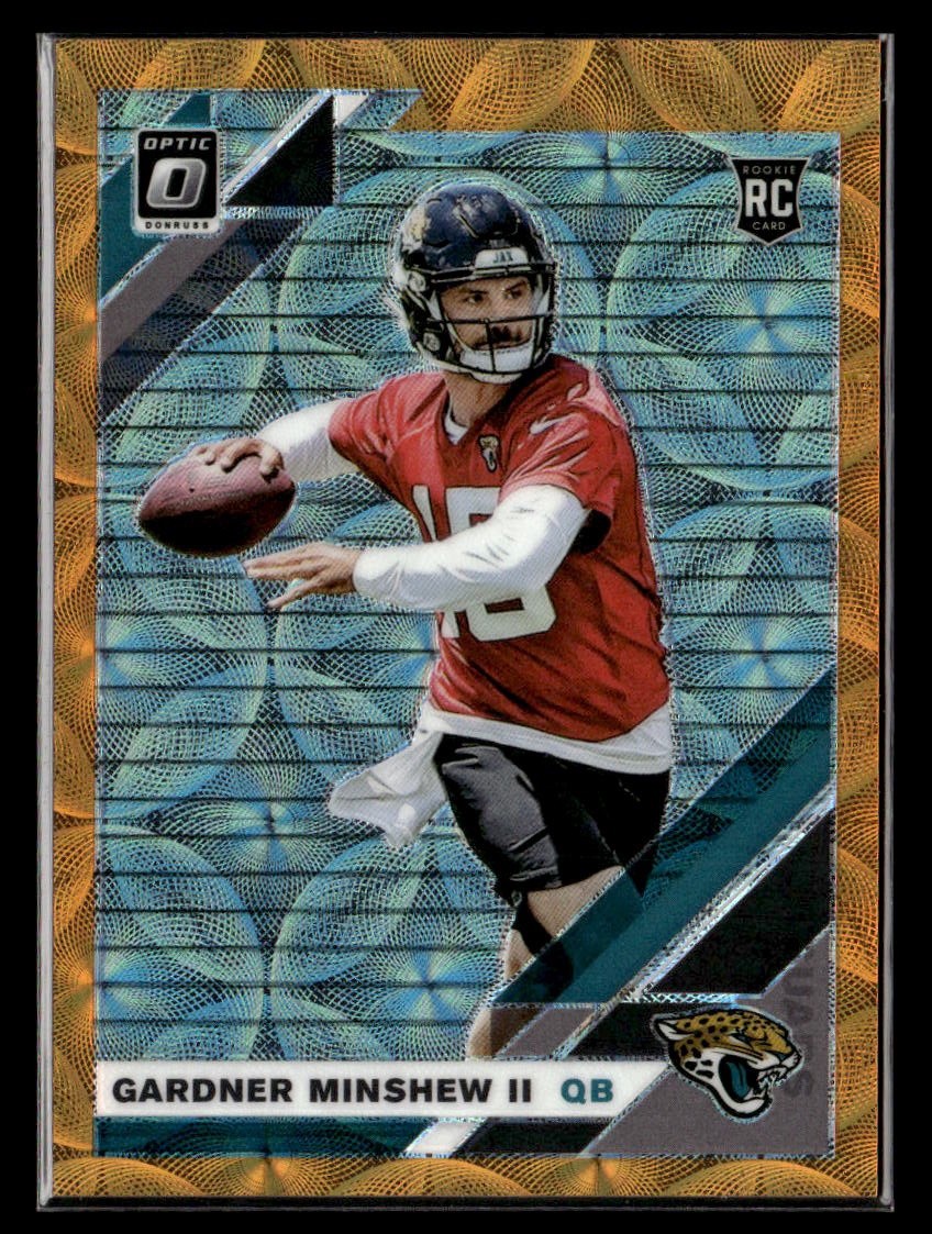 2019 Donruss Optic Orange Scope #142 Gardner Minshew II SN,RC,67/79