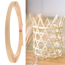 2Rolls Bamboo Weaving Strips for Basket Making Supplies DIY Craft Projects