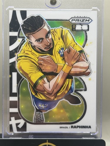 Raphinha #8 2026 Panini Prizm FIFA Manga card