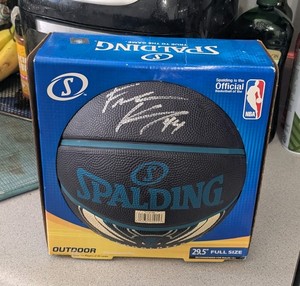 Frank Kaminsky #44 Autographed Spalding Charlotte Hornets Basketball