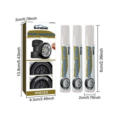 Permanent Tire Paint Marker Pen for Car Tire Styling and Decoration Long-lasting