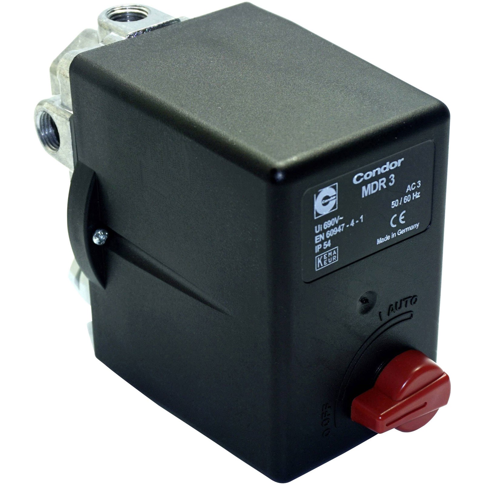 Aerotec Pneumatic Pressure Switch 12 bar 1/2"" Port Made in Germany