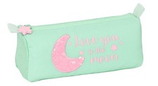 Safta BLACKFIT8 MOON   Pencil Case, Recyclable Fabric, Children's Pencil Case, I
