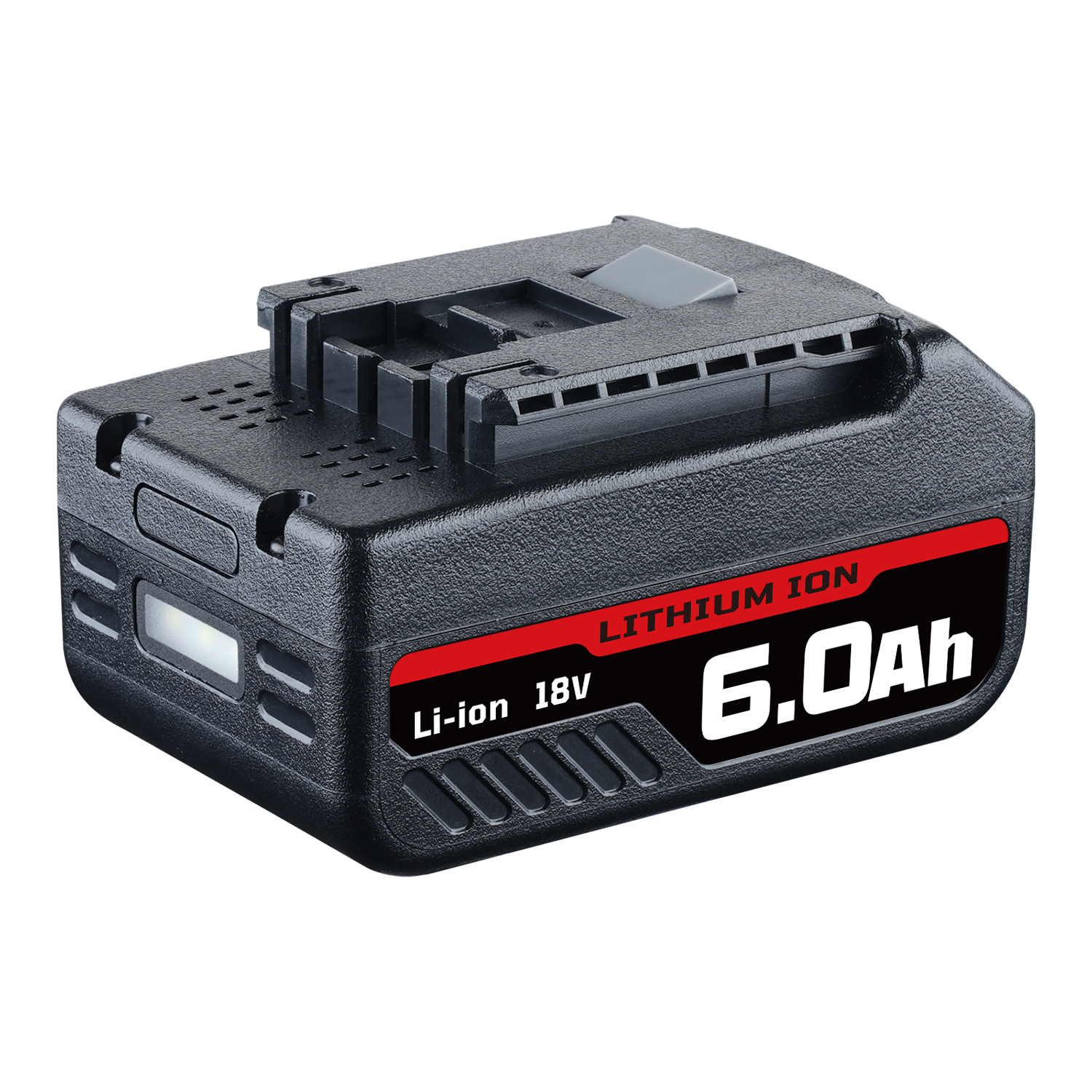 2x 18V BAT609 Replacement Battery for Bosch 18V 6.0Ah Li-ion Power Tool with LED
