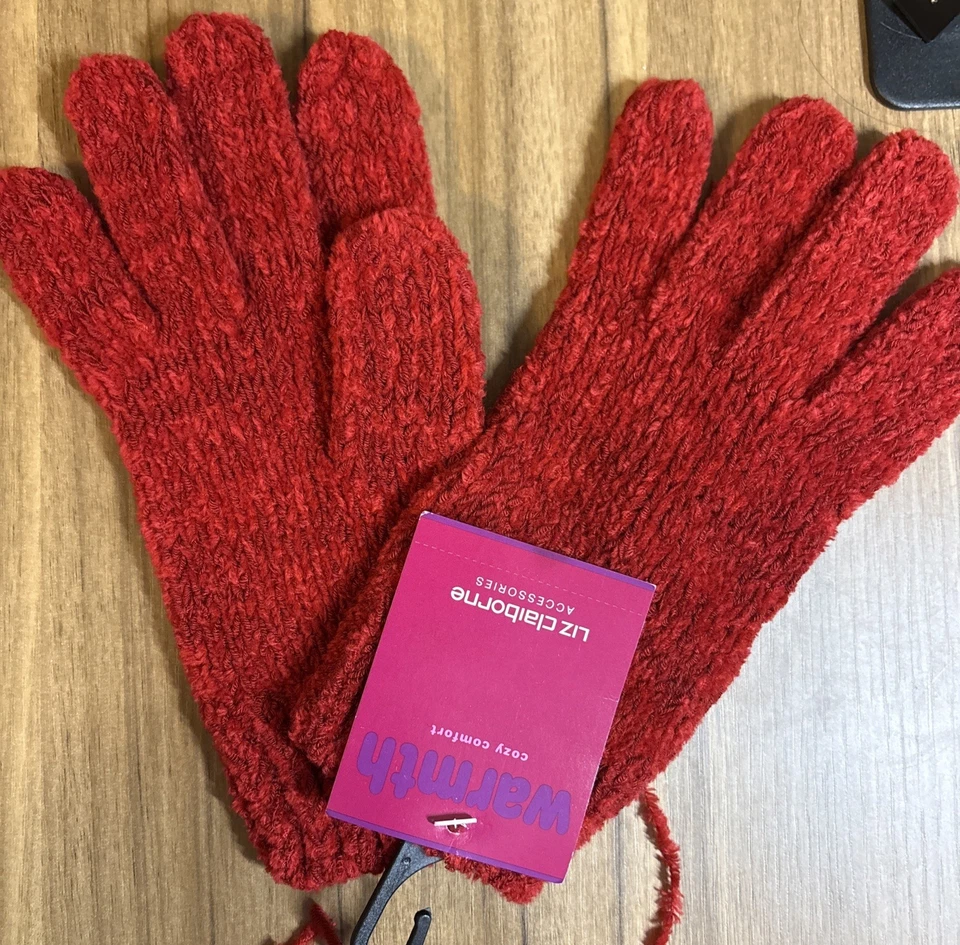 Liz Claiborne Accesorios Calidez Acogedor Confort Mujer’s Bufanda y Guante Set Nuevo con Etiquetas Foto 2 de 4