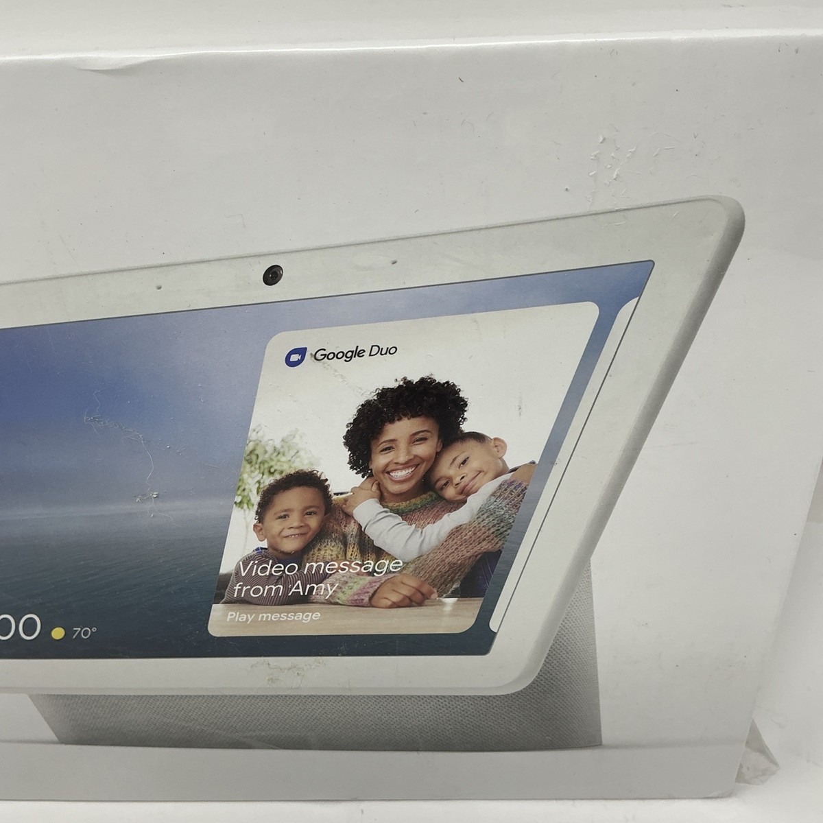 Google Nest Hub Max Smart Speaker - Chalk (GA00426-US) for