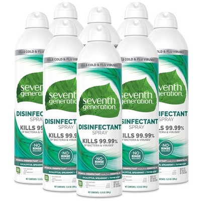 Seventh Generation Disinfecting Spray Cleaner Eucalyptus and Thyme Disinfectant 