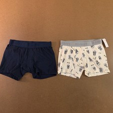 Old Navy Boys Size Medium Multicolor Boxer Brief Underwear 2 Pack NWT