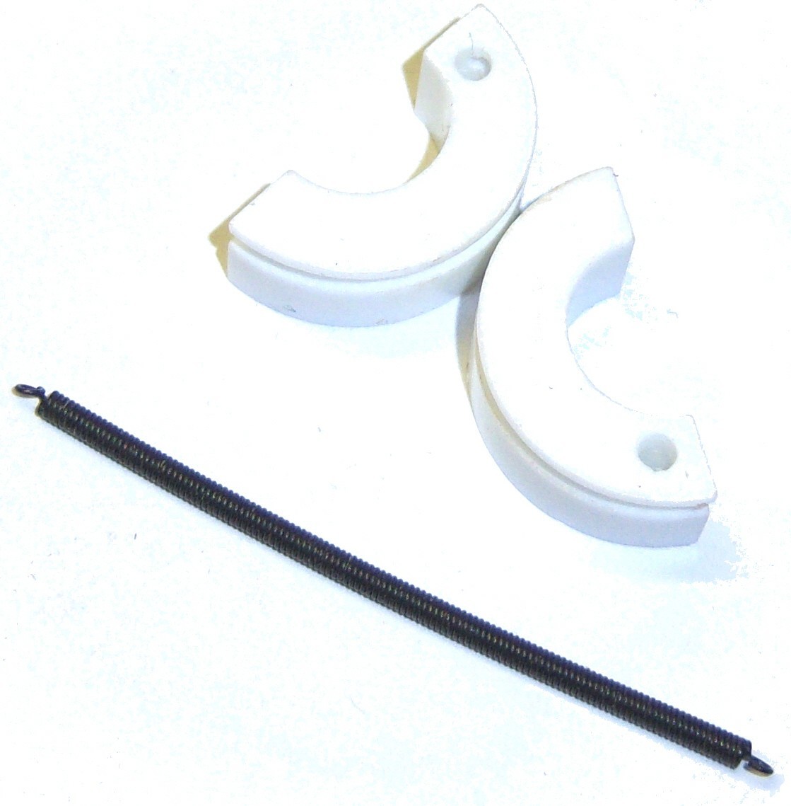 02048 1/10 Scale RC Nitro Engine Plastic Clutch Clip Set with Spring HSP White