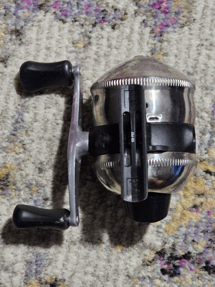 Zebco Spincast Reel Model 33 Vintage Silver Black Fishing Gear | eBay