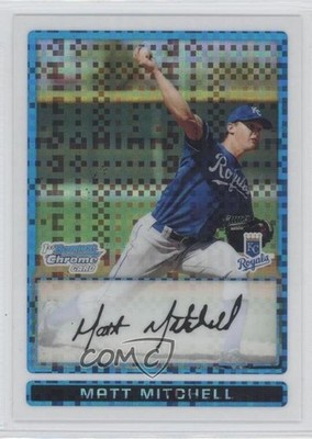 2009 Bowman Chrome Prospects X-Fractor 7/250 Matt Mitchell #BCP147 0a7