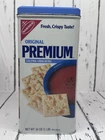 Vintage Nabisco Premium Saltine Crackers Metal Tin Container